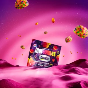 Comets Gummies 100mg | Incredibles Edibles – Cosmic Strawberry Gummies