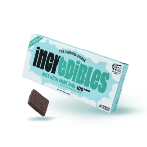 Mile High Mint THC Chocolate Bar | Incredibles Edibles – Cool Mint Chocolate