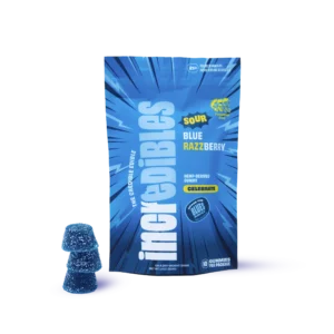 Sour Blue Razzberry THC Gummies | Incredibles Edibles – Tangy Blue Raspberry