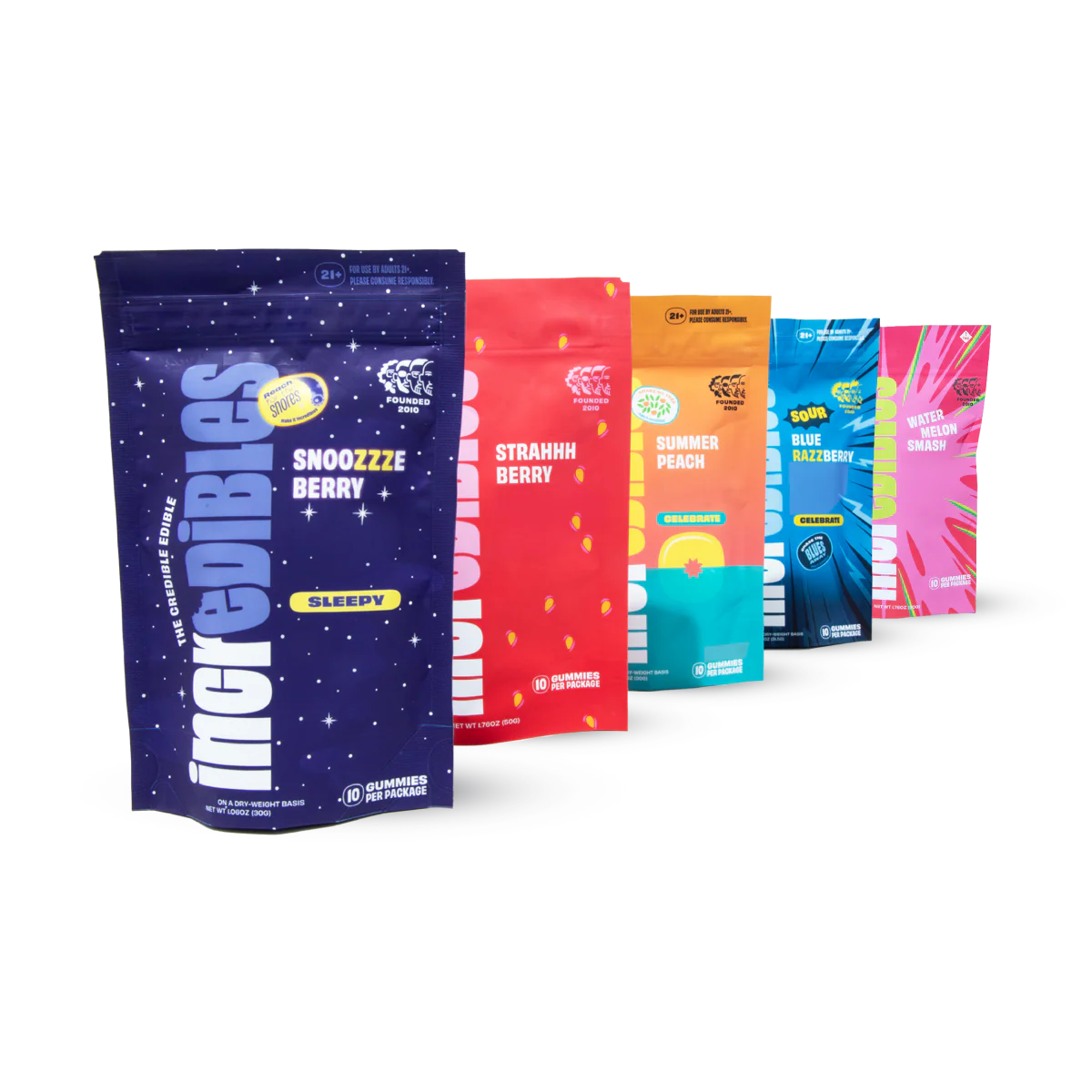 THC Holiday Gummy Discovery Pack | Incredibles Edibles – Festive Gummy Sampler